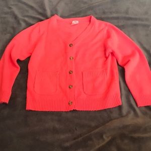Pink cardigan